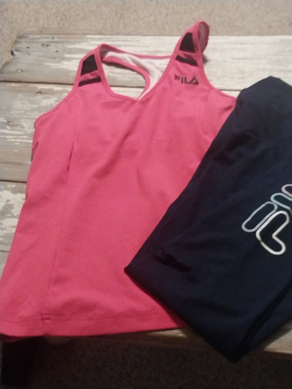 Fila Girls' Pink Athletic Tank Top